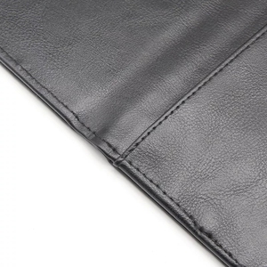 หนังผู้ถือเมนูกันน้ําอาหารค่ําผู้ถือเมนูสําหรับร้านอาหารโรงแรมบาร์ค็อกเทลเมนูครอบคลุม 4.25x11 นิ้ว 2 มุมมอง - Product Image 4