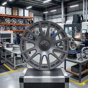 Jantes forgées de 19, 20, 21, 22, 23 pouces, 5x112, 5x120, 5x130, gris canon, usinées, en alliage forgé pour BMW G20, <span class=keywords><strong>Mercedes</strong></span>, Audi, Porsche - Product Image 1