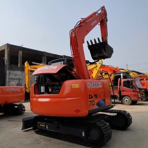 Excavatrice sur chenilles Hitachi ZX70 de 7 tonnes avec peu d'heures de fonctionnement, excavatrice hydraulique Hitachi ZX60 de 6 tonnes, excavatrice sur chenilles de 7 tonnes - Product Image 6