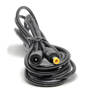 Holy Electronic 100mm 10A <span class=keywords><strong>2</strong></span>芯20AWG DC 5.5x2.1mm BX-U29 PVC护套裸铜线母头电源连接器尾线 - Product Image 1