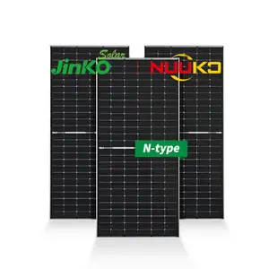 Nuevo modelo Jinko 600W 620W 625W tipo N panel solar Panel bifacial solar 610W Jinko para planta de energía