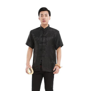 Traje Ecowalson Tang, ropa tradicional china para hombre, camisa, chaqueta, doble desgaste, cuello, <span class=keywords><strong>Cheongsam</strong></span>, Top, ropa Retro de Año Nuevo - Product Image 4