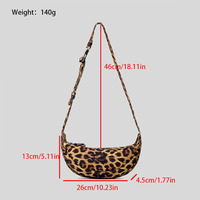 Sac Tendance 2024 haut à la mode femmes bouffant sacs à bandoulière imprimé léopard femme portefeuilles et sacs à main pour femmes luxe en gros