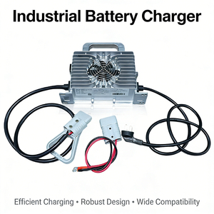 Chargeur de batterie rapide intelligent 24V 50A de qualité industrielle pour chariot élévateur électrique, transpalette, AGV et équipement de nettoyage - Product Image 1