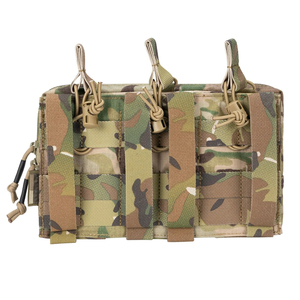 Bolsa Táctica ARTEX Molle, Bolsa Triple para Cargadores con Apertura Superior, Porta Cartuchos Universal Ligero, Bolsa para Accesorios - Product Image 6