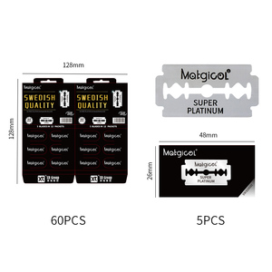 OEM chất lượng cao lưỡi dao cạo cho cắt với có thể tháo rời dùng một lần thẳng cạo Dao Cạo Lưỡi cắt tóc - Product Image 2
