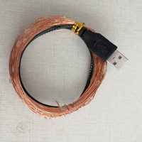 Guirlande lumineuse LED flexible en fil de cuivre alimentée par USB, mini-lumières féériques pour Noël, mariage, décoration artisanale à domicile