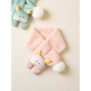 Colección de Año Nuevo Bufanda y chal largo con escote de estilo coreano para niños - Product Image 1