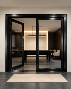 Soundproof Customized Thermal Break Aluminum <b>Swing</b> Door Modern Household Double Glazed for Villa Interior - Product Image 3