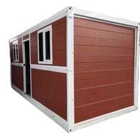 Maison pliable à montage rapide, bâtiment mobile préfabriqué en acier léger