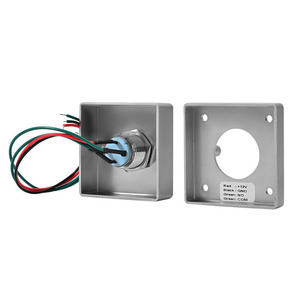 LED-Embedded vuông <span class=keywords><strong>Exit</strong></span> <span class=keywords><strong>push</strong></span> <span class=keywords><strong>button</strong></span> với hợp kim kẽm nhà ở cho kiểm soát truy cập & Fire-Rated doods - Product Image 3