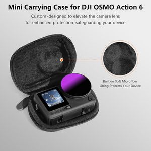 Estuche de Viaje Compacto Amazear para DJI Osmo Action 6, Bolsa de Almacenamiento Portátil Resistente al Agua, Bolsa de Transporte - Product Image 2