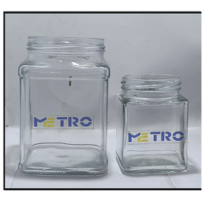 Pot en verre ITC de qualité supérieure de 400 ml, couvercle hermétique, récipient de stockage pour miel, confiture, épices, pour la maison et la cuisine - Product Image 3