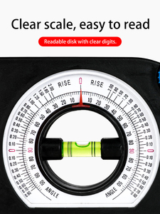 <span class=keywords><strong>JRF</strong></span> biseau rapporteur Angle niveau déclinomètre pied pente mètre Instrument pour mesure de pente - Product Image 4