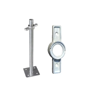 Base de cric pour échafaudage, solide et creuse, réglable, accessoires d'échafaudage - Product Image 2