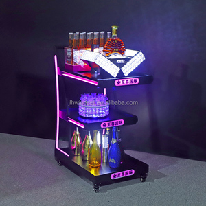 Bar Nachtclub Feestevenementen <span class=keywords><strong>Hotel</strong></span> Led <span class=keywords><strong>Liquor</strong></span> Display Wijnkar Vip Champagne Serveren <span class=keywords><strong>Trolley</strong></span> - Product Image 3