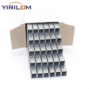 Clavos de alambre Grapa de alambre de hierro galvanizado de alta resistencia Clavos de grapa industrial para muebles neumáticos - Product Image 6