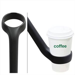 Parapluie de café personnalisé avec impression inversée et poignée amusante - Product Image 3