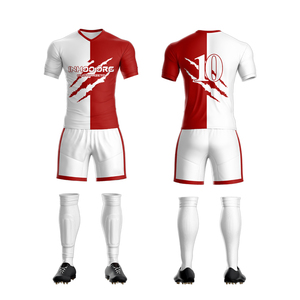 Set di uniformi da calcio con stampa a sublimazione personalizzata diretta in fabbrica Jersey Design personalizzato per la vendita all'ingrosso - Product Image 4