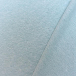 Tela de verano 55% Lino 45% algodón Single Jersey Sheer Wicking Knitting <span class=keywords><strong>Fabric</strong></span> para camiseta de verano - Product Image 3