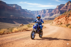 Motocicleta Todoterreno de <span class=keywords><strong>49cc</strong></span> para Niños, Motocicleta de Gasolina de 2 Tiempos y 2 Ruedas, Mini Motocross de 40-60km/h - Product Image 2