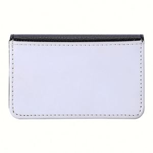 Custom Logo PU Square Leather Business Card Case Luxury Magnetic Card <b>Holder</b> for Business Credit <b>ID</b> Cards Metal Material - Product Image 6