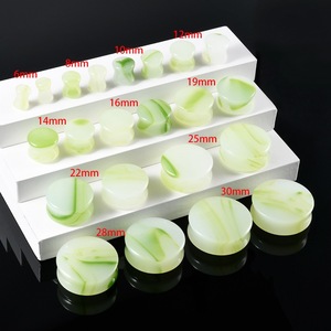 Anting-anting tusuk berongga dari batu alam Freya, perhiasan tubuh, perhiasan tren untuk pernikahan dan pertunangan. - Product Image 4