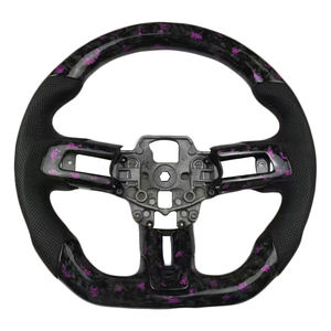 Nuevo Producto, Volante Deportivo de Fibra de Carbono Forjada y Cuero Perforado para Ford Mustang - Product Image 1