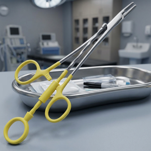 Pinza Hemostática Quirúrgica 6 Flores, Porta Agujas, Instrumento Manual de Acero Inoxidable, Clase I, Certificado CE - Product Image 3