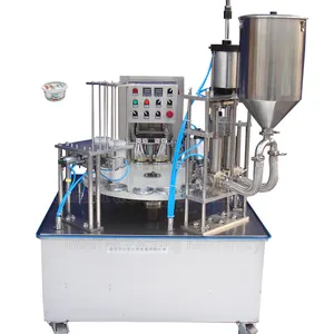 Machine automatique de remplissage et de scellage de gobelets de jus de liquide Machine de remplissage et de scellage de jus de raisin/mangue/pastèque