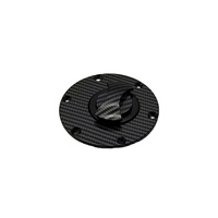 Couvre-réservoir d'essence avant en alliage d'aluminium TERA pour impression hydrographique, 6 trous de fixation à vis pour rénovation/amélioration de moto