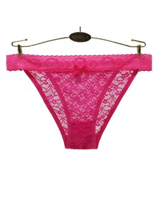 Tangas <span class=keywords><strong>de</strong></span> encaje transparentes sexys para mujer al por mayor, <span class=keywords><strong>de</strong></span> talle bajo, tejidas con decoración <span class=keywords><strong>de</strong></span> orificios, teñidas lisas - Product Image 6