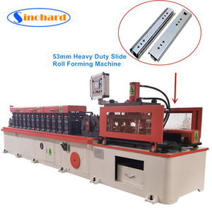 Ngăn kéo hướng dẫn đường sắt máy 53mm Nặng Ngăn kéo trượt cuộn tạo thành máy - Product Image 2