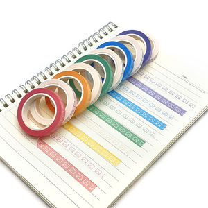 Cinta Adhesiva Decorativa Washi Personalizada al por Mayor con Impresión de Rosas Doradas, Etiqueta de Embalaje Japonesa - Product Image 3