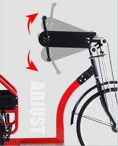 Tricycle pliable à <span class=keywords><strong>3</strong></span> roues en gros, fauteuil roulant manuel pour personnes handicapées, triciclo à manivelle, fauteuil roulant manuel à manivelle, tricycles - Product Image 5