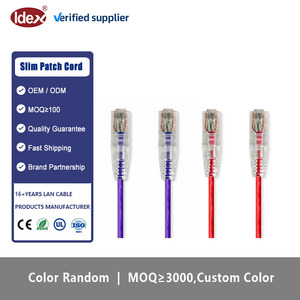 สายแพทช์คอร์ด <span class=keywords><strong>CAT6</strong></span> <span class=keywords><strong>UTP</strong></span> แบบบางและยืดหยุ่น ขนาด 7*0.12 มม. 28awg สำหรับใช้ในบ้าน/สำนักงาน/พื้นที่แคบและขนาดเล็ก - Product Image 2
