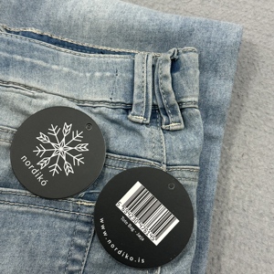 Tráng màu đen treo giấy <span class=keywords><strong>tag</strong></span> nhãn giá bán buôn thẻ cho quần áo may quần áo treo thẻ - Product Image 2