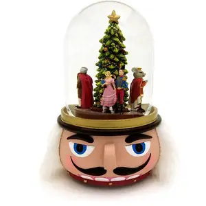 Polyresin/resina globo de nieve 100MM Musical vacaciones Polyresin regalo juega melodía <span class=keywords><strong>Cascanueces</strong></span> de Ballet - Product Image 1