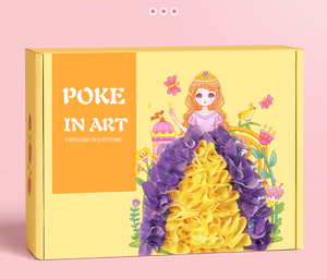 Tablero de dibujo 3D hecho a mano, Kit artesanal de papel, rompecabezas educativo Unisex, pintura de punción, <span class=keywords><strong>Poke</strong></span> Art, juguetes DIY para niños - Product Image 6