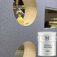 Peinture liquide marbrée effet pierre naturelle Mala écologique pour murs extérieurs de maison, peinture pour appareils résistante aux UV