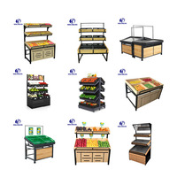 Aangepaste Heda Oem/Odm Rek Voor Winkel Commerciële Supermarkt Fruit Rack Voor Plank Groenten En Fruit Rack