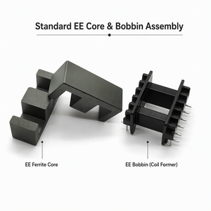 EE16 EE25 EE19 Ferritkern PC40 N87 PC44 Weichmagnetische Ferrite mit Spulenkernform - Product Image 1