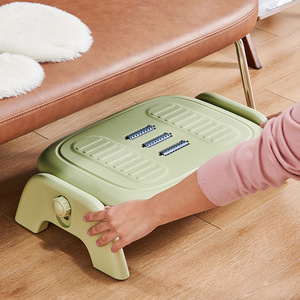 Adjustable <b>Plastic</b> Footrest <b>Stool</b> For Office Desk And Home Use Green Gray Black Color Adult Elderly Massage Support - Product Image 3