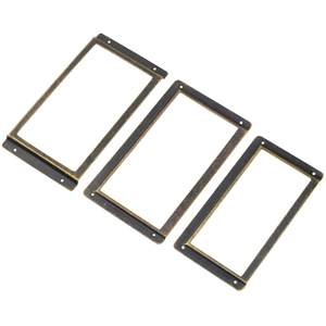 Cadre d'étiquettes rectangulaire en bronze antique pour organisateur de tiroirs, support mural en fer - Product Image 5