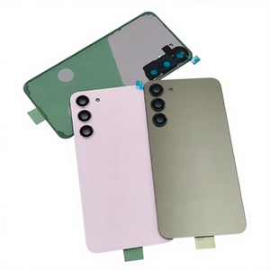 กระจกหลังพร้อมฝาครอบแบตเตอรี่สำหรับ Samsung Galaxy S23 Plus S23 S23+ อะไหล่ซ่อมและกรอบเลนส์กล้อง มีสินค้าในสต็อก - Product Image 1