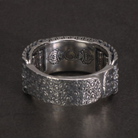 Authentique roue de prière en argent Sterling 925, bagues bouddhistes Pixiu Vajra, pilon swstika pour hommes et femmes, bijoux rétro rotatifs