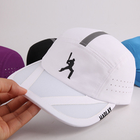 Gorra Deportiva para Exteriores, Transpirable, para Correr, de 5 Paneles, Impermeable, de Secado Rápido y Ligera