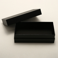 Étui à lunettes pliable semi-rigide de luxe noir, personnalisé, pour lunettes de soleil, boîte d'emballage simple à transporter