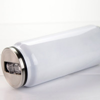 Topjlh Gobelet isotherme sous vide en acier inoxydable 500 ml avec bec verseur, bouteille d'eau à double paroi pour le bureau et l'extérieur