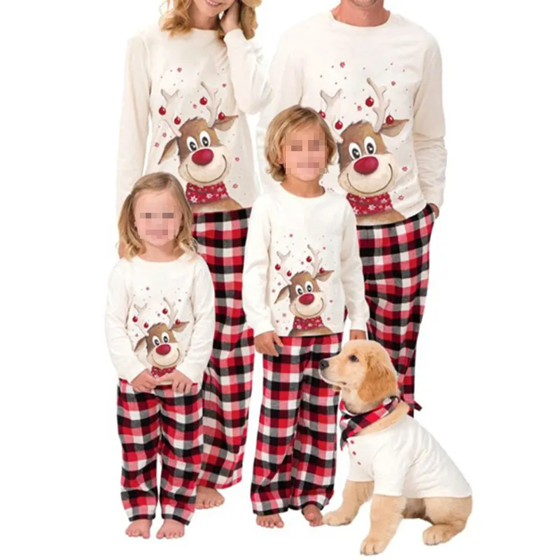 HSZ — ensemble de vêtements de famille assortis, t-shirt 2 pièces, pyjama pour enfants, vêtements de nuit pour petites filles, de noël, 0901, 2020